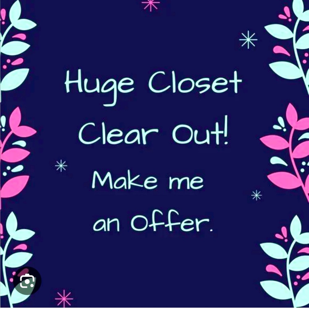 Closet Clearance Sale!